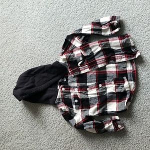 Hooded Shirt Jacket, 3T